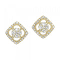 14Kt Yellow Gold Diamond 1/2Ctw Earring