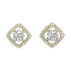 14Kt Yellow Gold Diamond 1/2Ctw Earring