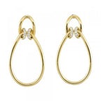 10Kt Yellow Gold Diamond 1/10Ctw Earring
