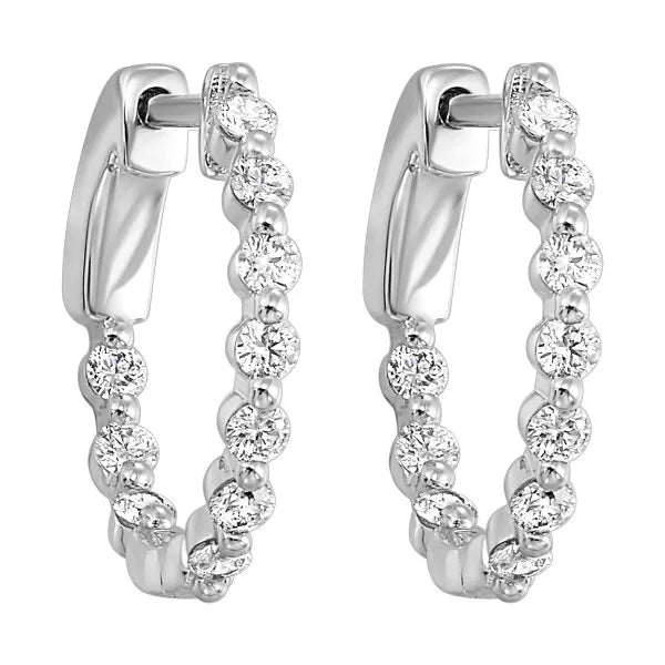 14Kt Yellow Gold Diamond 1/2Ctw Earring