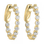 14Kt Yellow Gold Diamond 1/2Ctw Earring