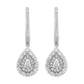 14Kt White Gold Diamond 1/2Ctw Earring