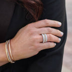 Essence Pave Diamond Wedding Band
