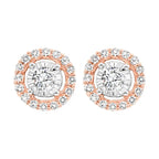 14Kt Yellow Gold Diamond 1/10Ctw Earring