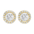 14Kt Yellow Gold Diamond 1/10Ctw Earring
