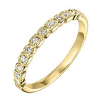 14Kt Yellow Gold Diamond 1/10Ctw Ring