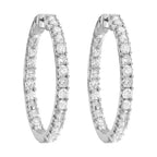 14Kt Yellow Gold Diamond 1Ctw Earring (Round Shape)