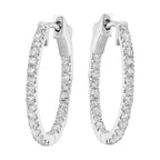 14kt Yellow Gold Diamond 1Ctw Earring