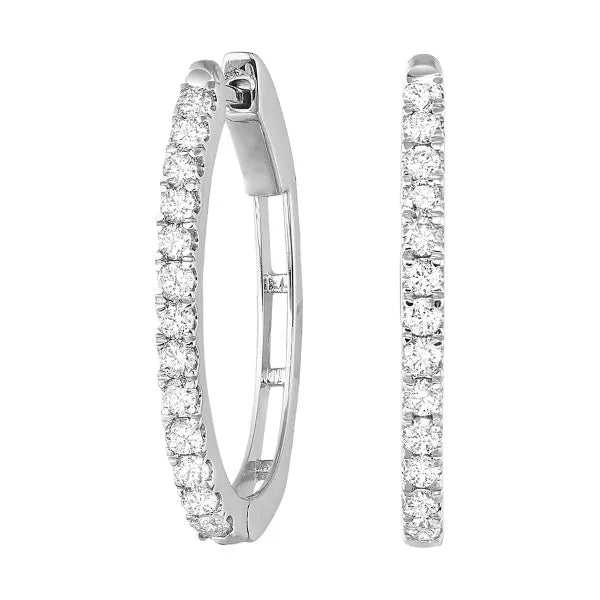 14Kt Yellow Gold Diamond 1/4Ctw Earring