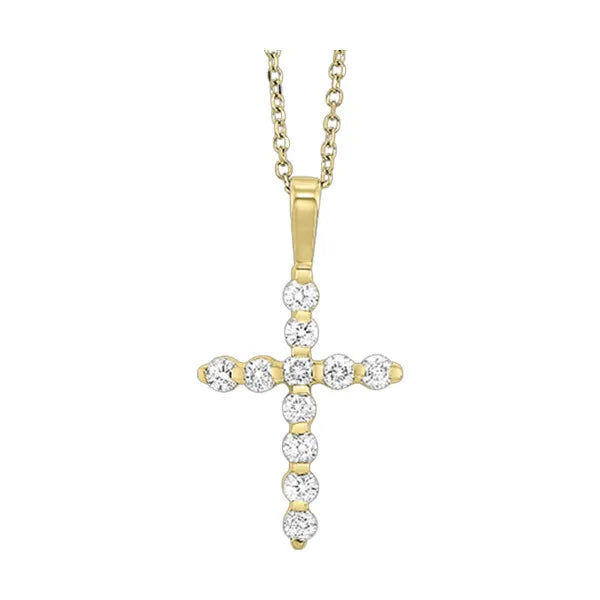 14Kt Yellow Gold Diamond 1/2Ctw Pendant