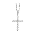 14Kt White Gold Diamond 1/10Ctw Pendant