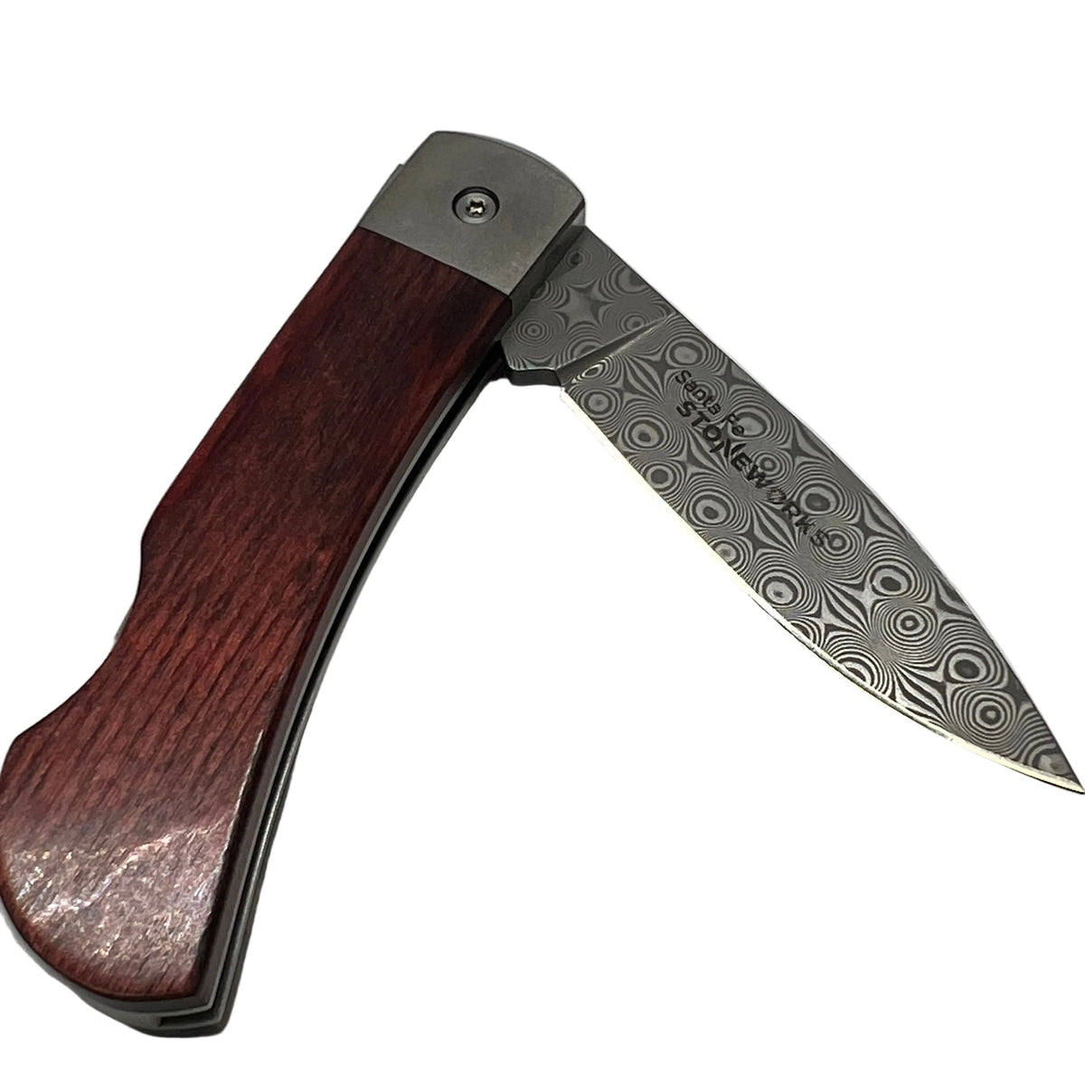 Santa Fe StoneWorks 3" Damascus Turquoise Knife