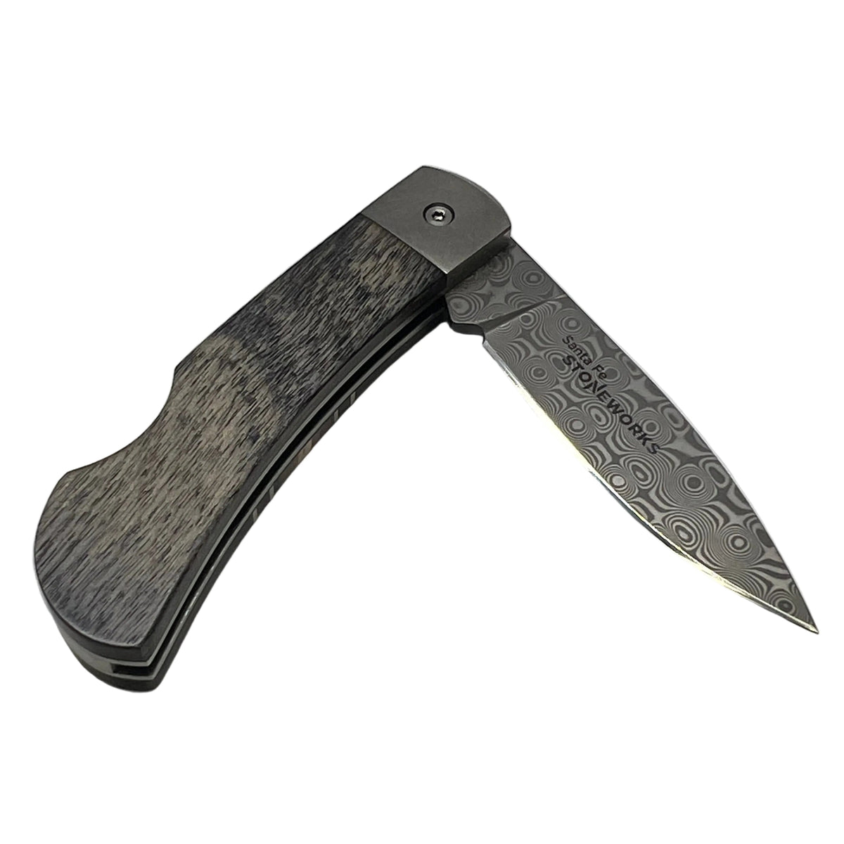 Santa Fe StoneWorks Mammoth Tusk 3" Damascus Knife