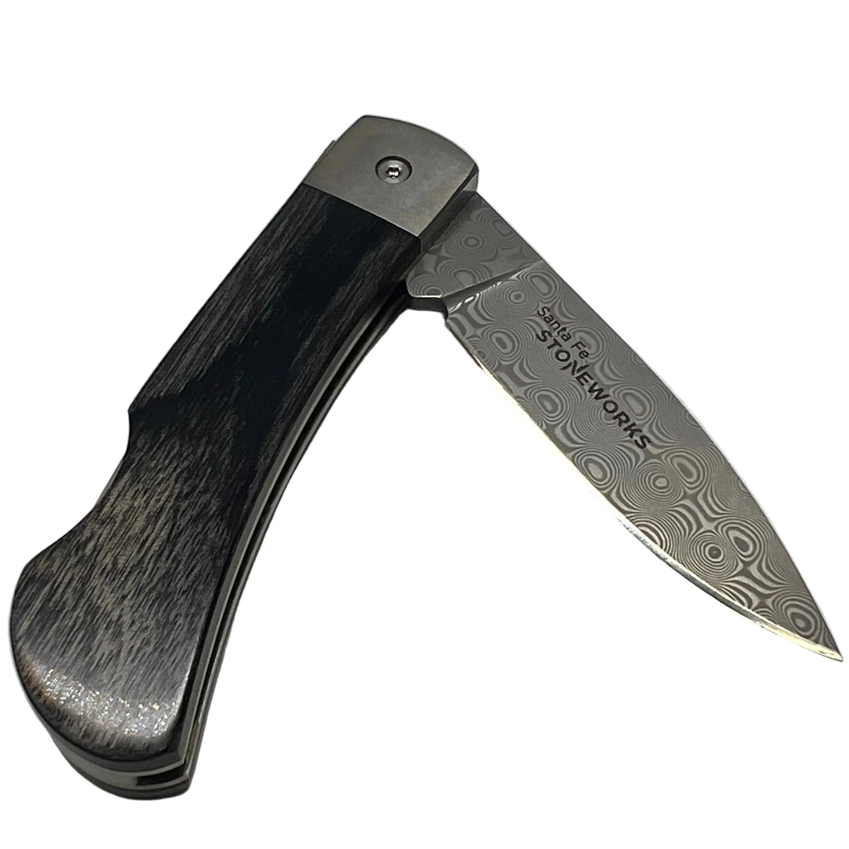 Santa Fe StoneWorks Fordite 3 Inch Damascus Knife