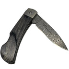 Santa Fe StoneWorks Fordite 3 Inch Damascus Knife