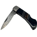 Santa Fe StoneWorks Mammoth Tusk 3" Damascus Knife