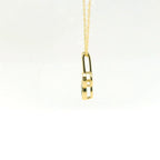 Chatham 0.25ct Lab Emerald & Diamond Pendant