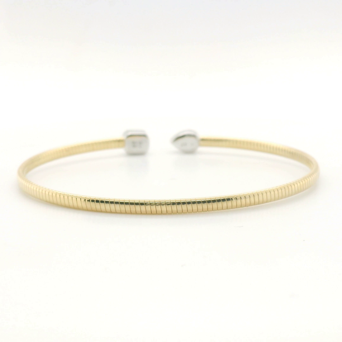 Perfect Love 14K Gold Cacoon Diamond Cuff