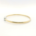 Perfect Love 14K Gold Cacoon Diamond Cuff