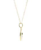Perfect Love 0.05ctw Diamond Moon Pendant with Chain