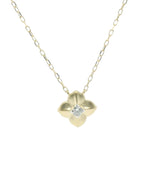Perfect Love 0.08ct Diamond Flower Necklace