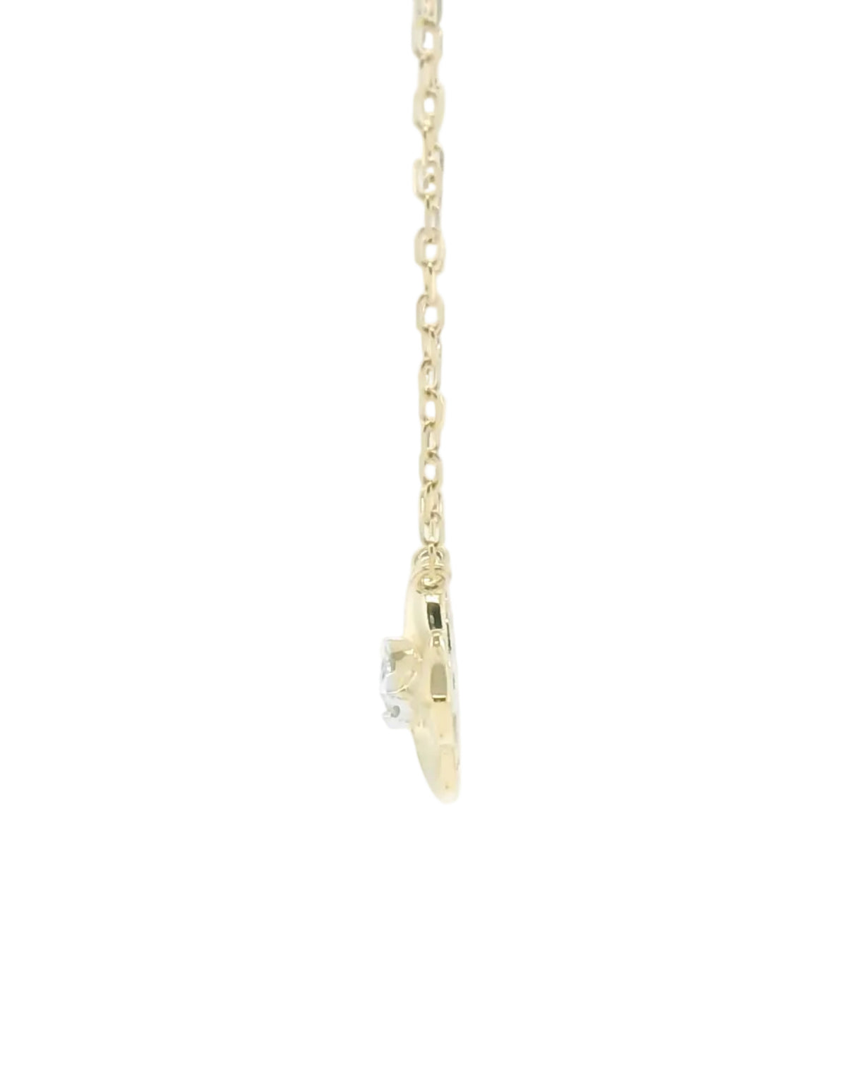 Perfect Love 0.08ct Diamond Flower Necklace
