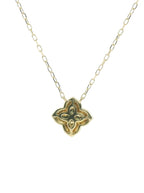 Perfect Love 0.08ct Diamond Flower Necklace