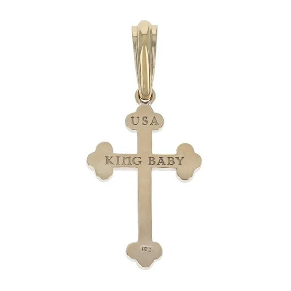 10k Yellow Gold Traditional Cross Pendant