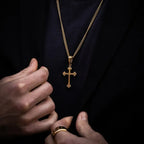 10k Yellow Gold Traditional Cross Pendant