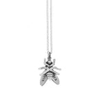 Bee Pendant on Rolo Chain