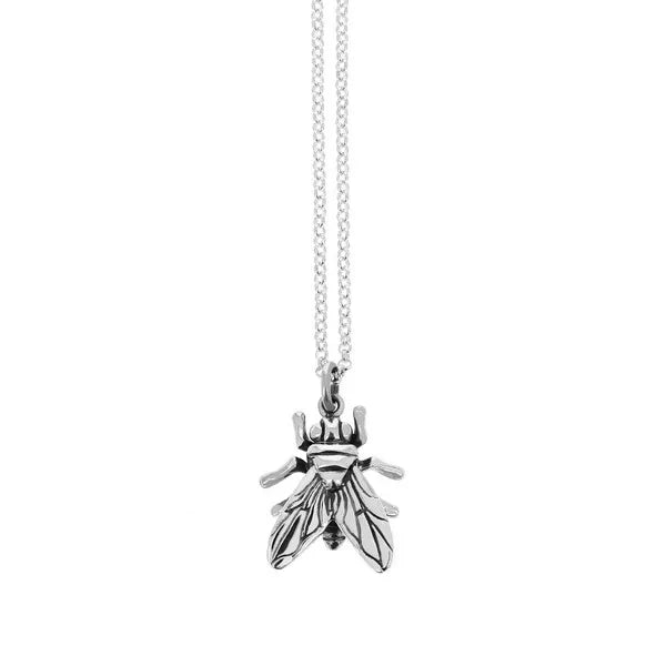 Bee Pendant on Rolo Chain