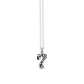 Number 7 Pendant With Scroll Design on Rolo Chain