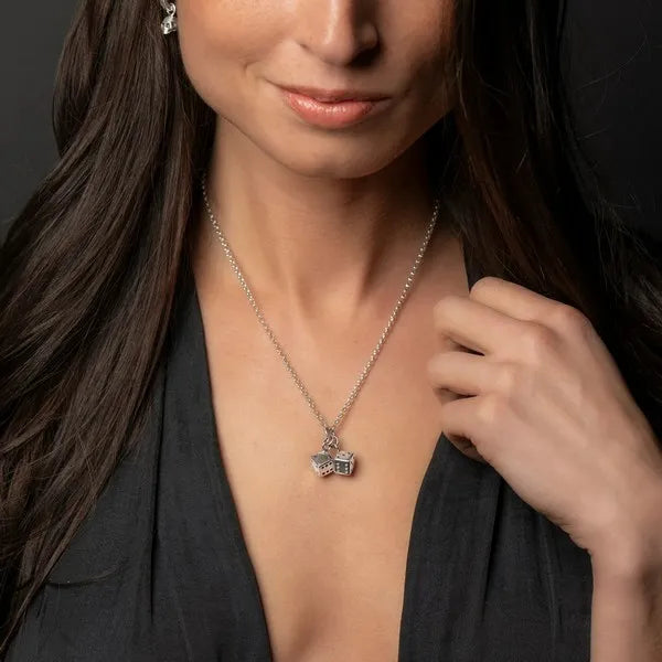 Dice Pendant on Rolo Chain