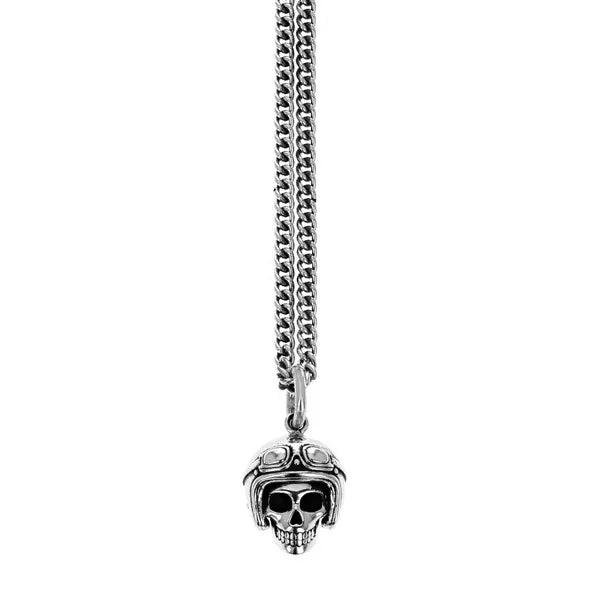 Biker Skull Pendant