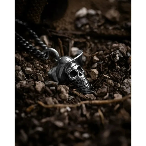Cowboy Skull Pendant