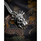Lady Liberty Skull Pendant