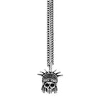 Lady Liberty Skull Pendant