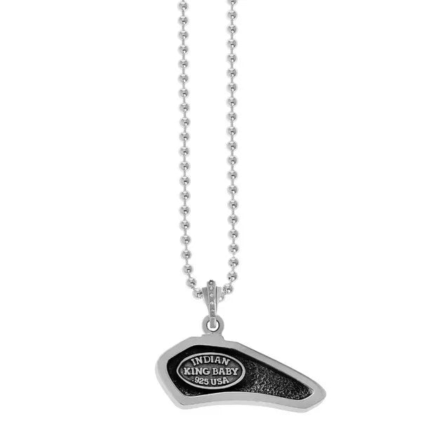 Indian Motorcycle Indian Gas Tank Pendant on 22 in Ball Chain