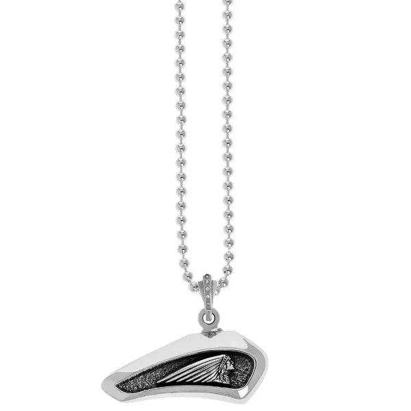 Indian Motorcycle Indian Gas Tank Pendant on 22 in Ball Chain