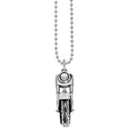 Indian Motorcycle Wheel Pendant on 22 in. Ball Chain