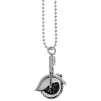 Indian Motorcycle Wheel Pendant on 22 in. Ball Chain