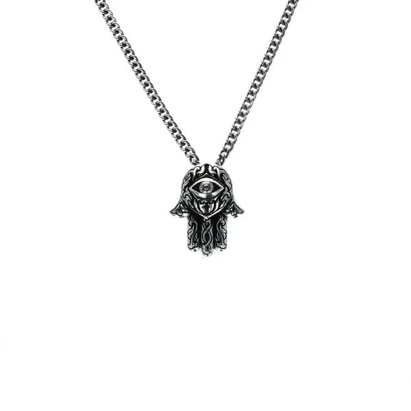 Hamsa Evil Eye Pendant