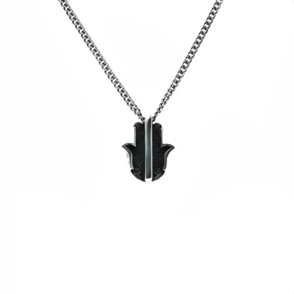 Hamsa Evil Eye Pendant