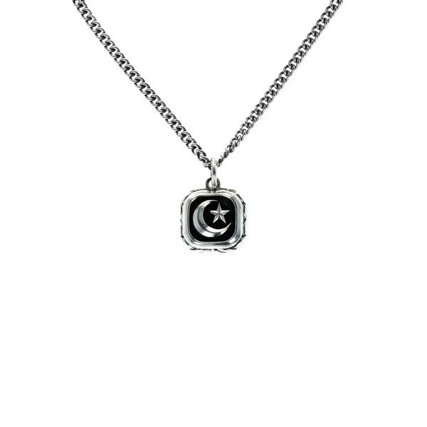 Moon and Star Pendant