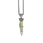 .38 Special Bullet With Stars Pendant