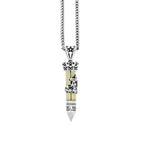 .38 Special Bullet With Stars Pendant