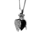 Engraved Baroque Heart Locket