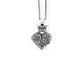 Engraved Baroque Heart Locket