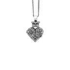 Engraved Baroque Heart Locket