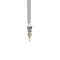 .22 Caliber Bullet With Stars Pendant